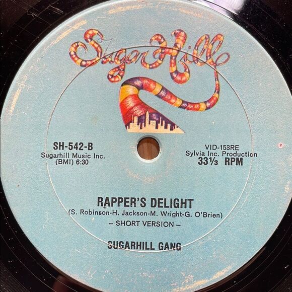 Vinyl - Rappers Delight - Orange and Black - Picture 6 of 6